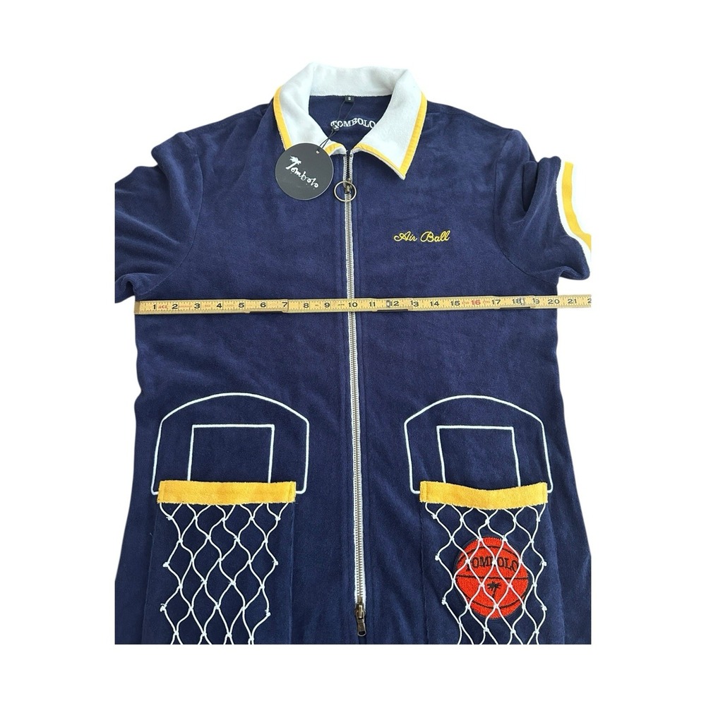 Tombolo Air Ball' Basketball Cabana Shirt Small NWT - Picture 7 of 11